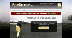 Desktop Screenshot of peterkrausegolf.com